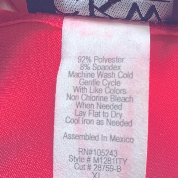 CKW Bright Hot Pink Tank‎ Top XL - Picture 4 of 5